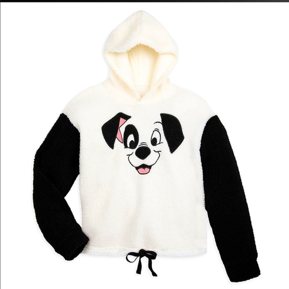 Disney Tops - NWT Disney Women's Sherpa Hoodie - 101 Dalmatians